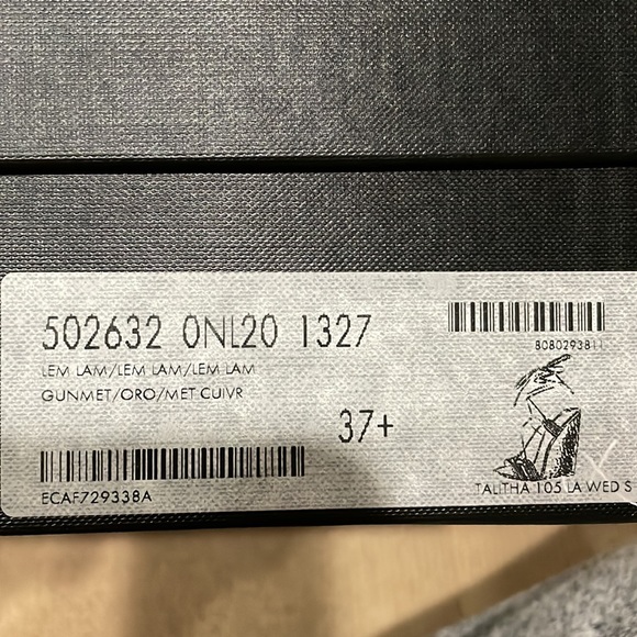 Saint Laurent stunning laced up wedges brand new in original box with dust bags - Picture 7 of 7